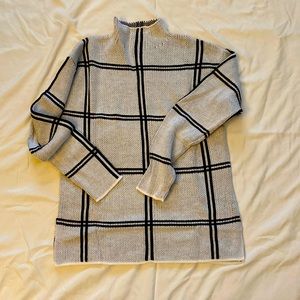 Back and White Fall sweater